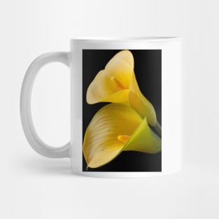 Pair of Yellow Calla Lilies Mug